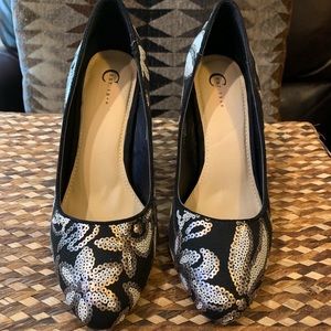 Sequin Heels. Worn once